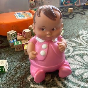 UNEEDADOLL Vintage Plastic “plum pee” Baby Doll